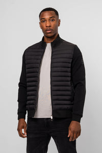 Valere Milano Luxe Hybrid Jacket In Black