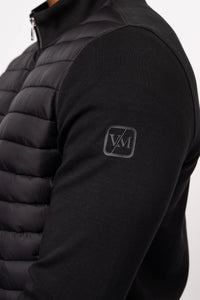 Valere Milano Luxe Hybrid Jacket In Black