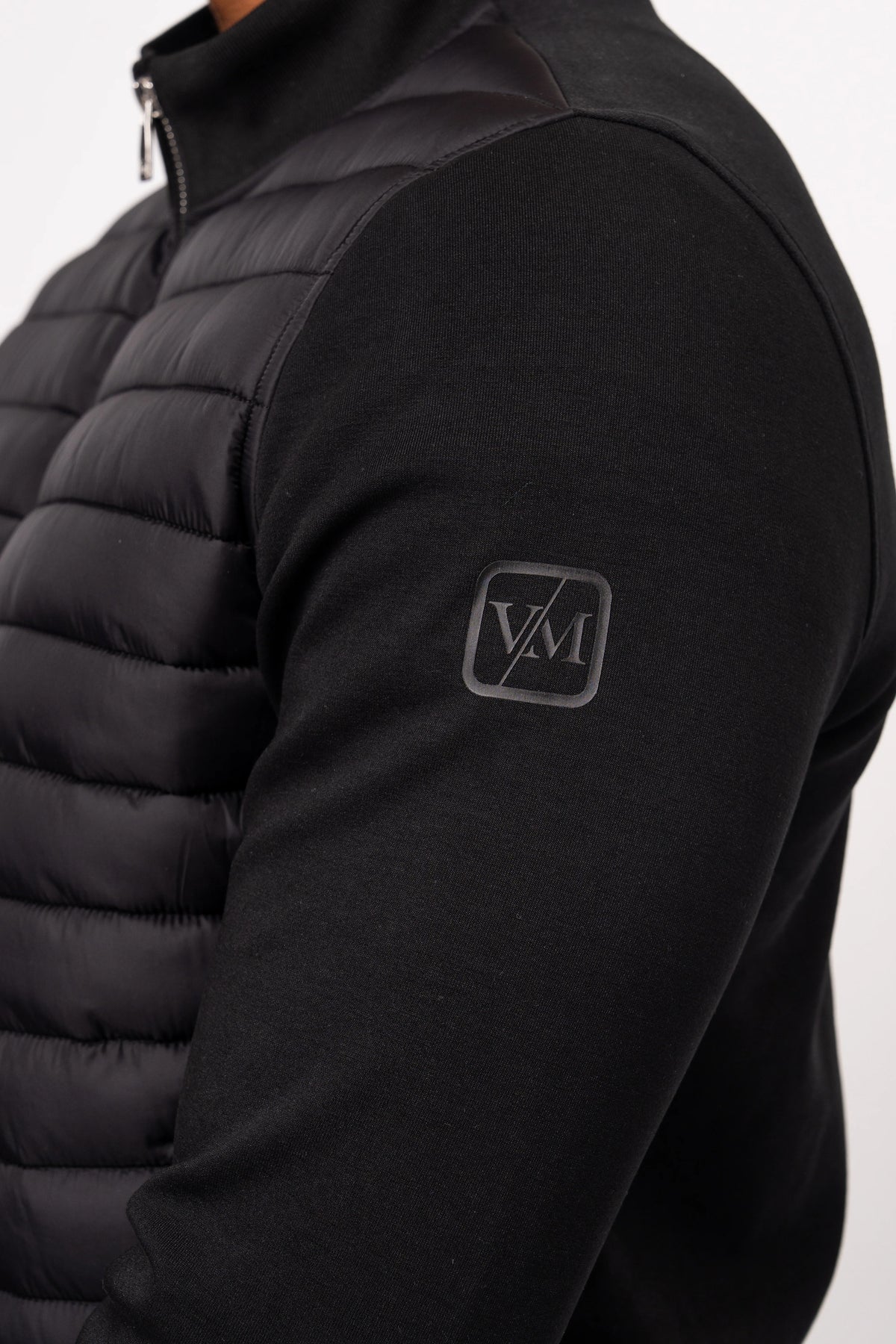 Valere Milano Luxe Hybrid Jacket In Black