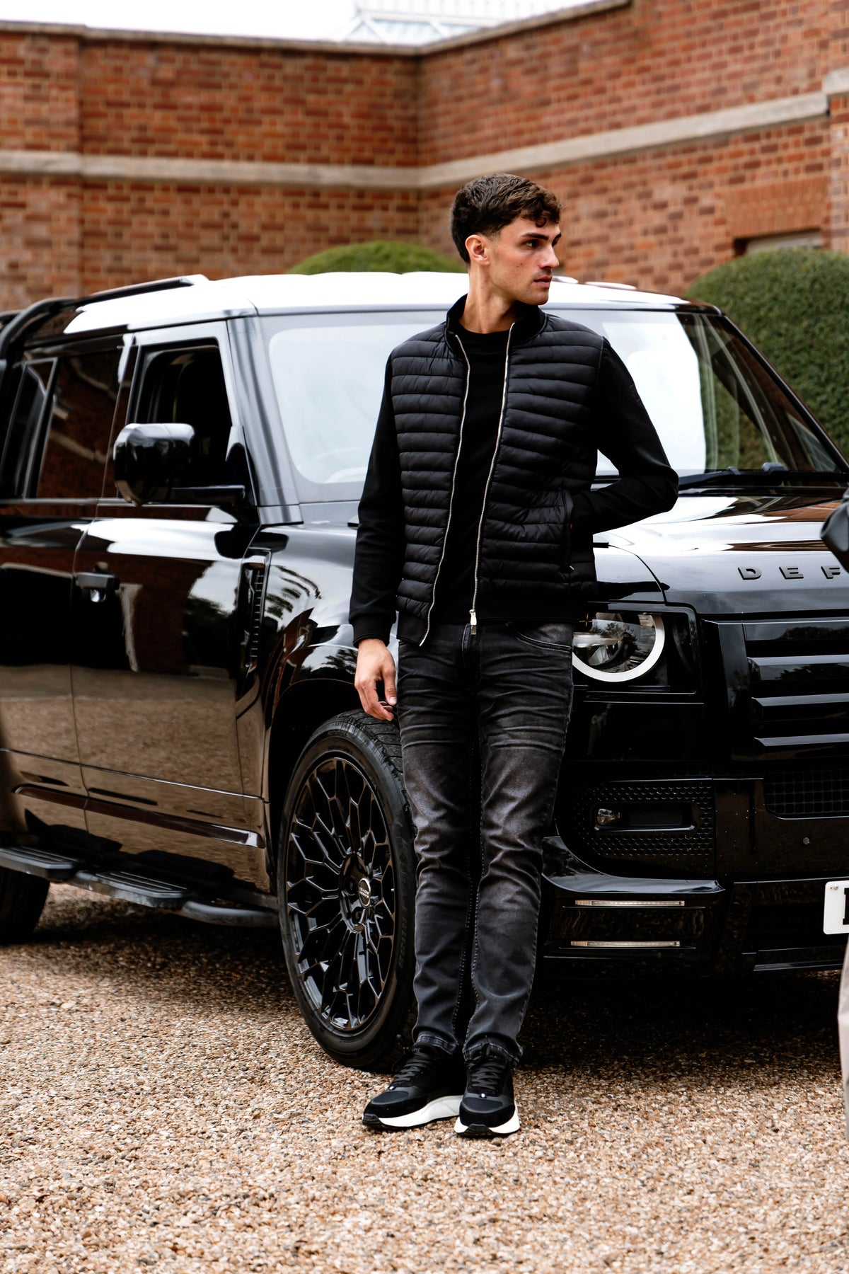 Valere Milano Luxe Hybrid Jacket In Black