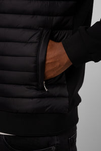 Valere Milano Luxe Hybrid Jacket In Black