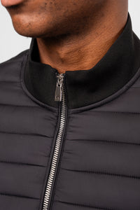 Valere Milano Luxe Hybrid Jacket In Black