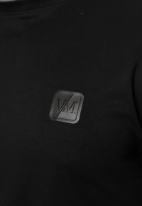 Valere Milano Merericed Tee In Black