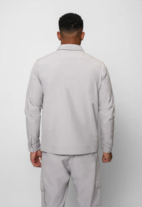 Valere Milano Luxe Overshirt In Grey