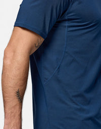 Gym + Coffee Relentless Tee In Petrol Blue