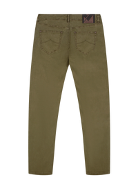 MishMash Tapered Fit Glacier Olive Jean