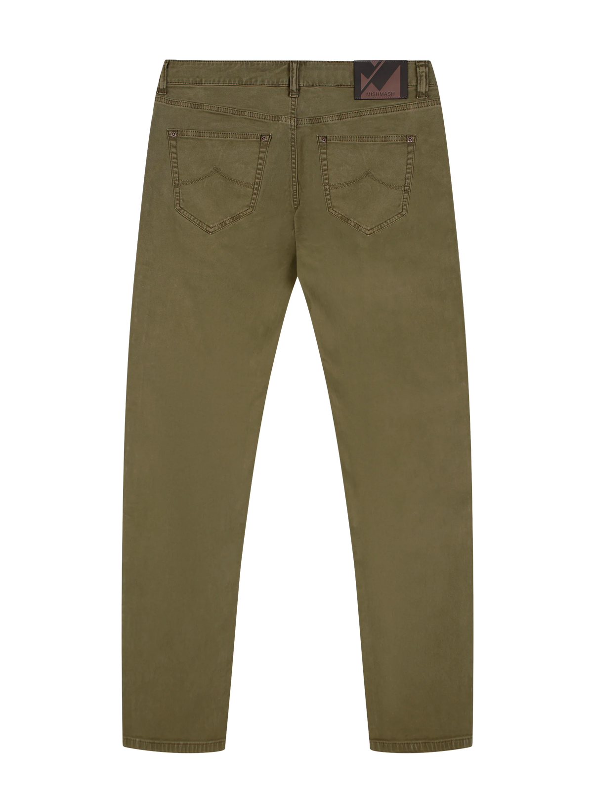 MishMash Tapered Fit Glacier Olive Jean