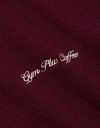 Gym + Coffee Knit Half Zip in Fig