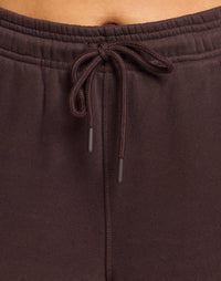 Gym + Coffee Wide Leg Joggers In Mocha Bean.