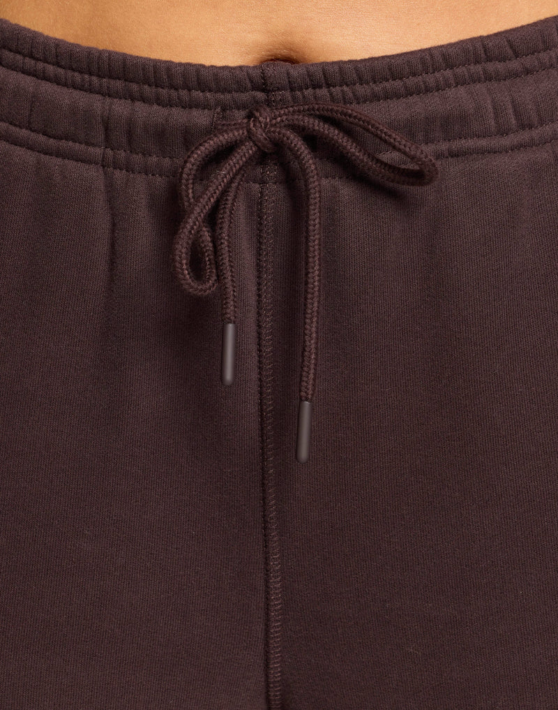 Gym + Coffee Wide Leg Joggers In Mocha Bean.