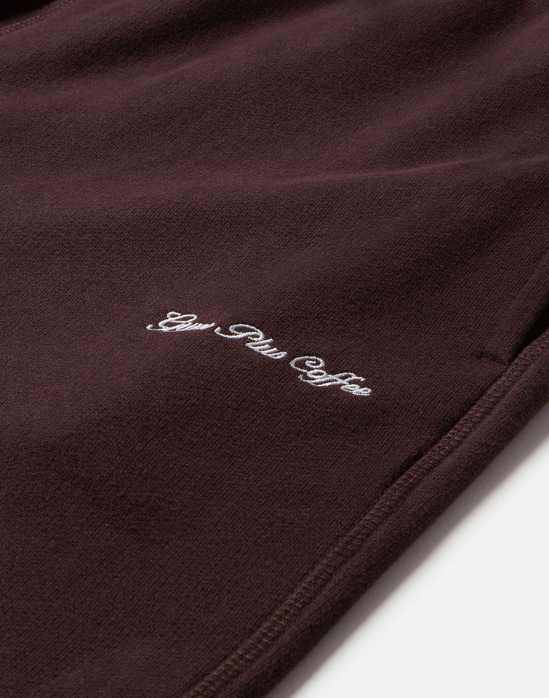 Gym + Coffee Wide Leg Joggers In Mocha Bean.