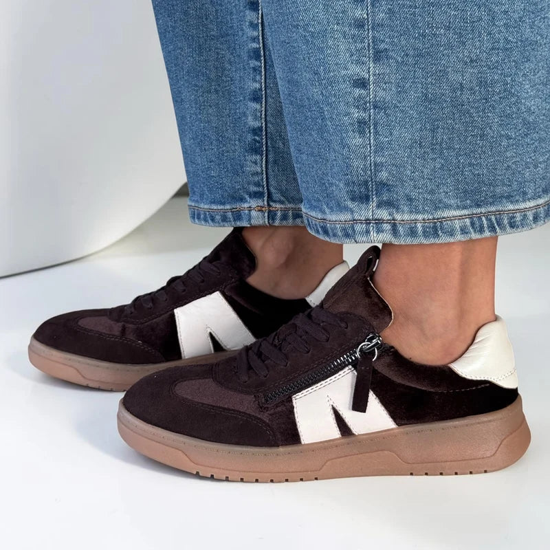Caprice Dark Brown Comb Trainer