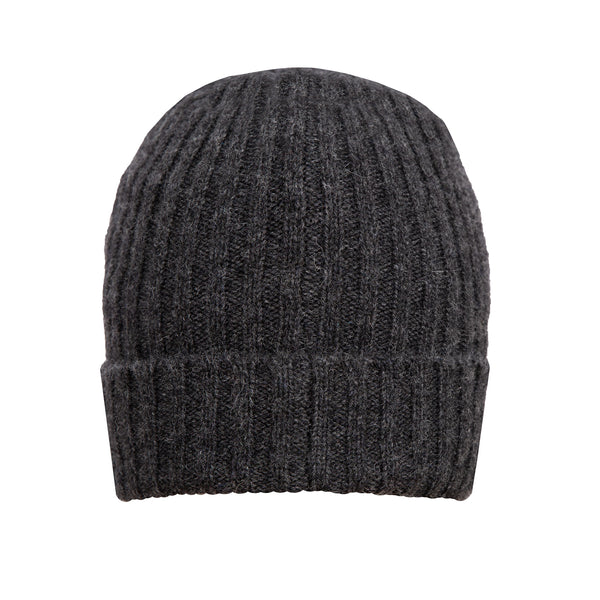 Dents Rib Knit Thinsulate Beanie In Charcoal