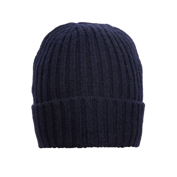 Dents Rib Knit Thinsulate Beanie In Navy