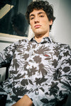 Dario Beltran Tecen Floral Shirt In Black
