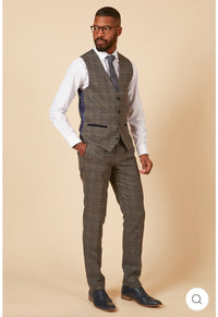 Marc Darcy Scott Waistcoat In Grey