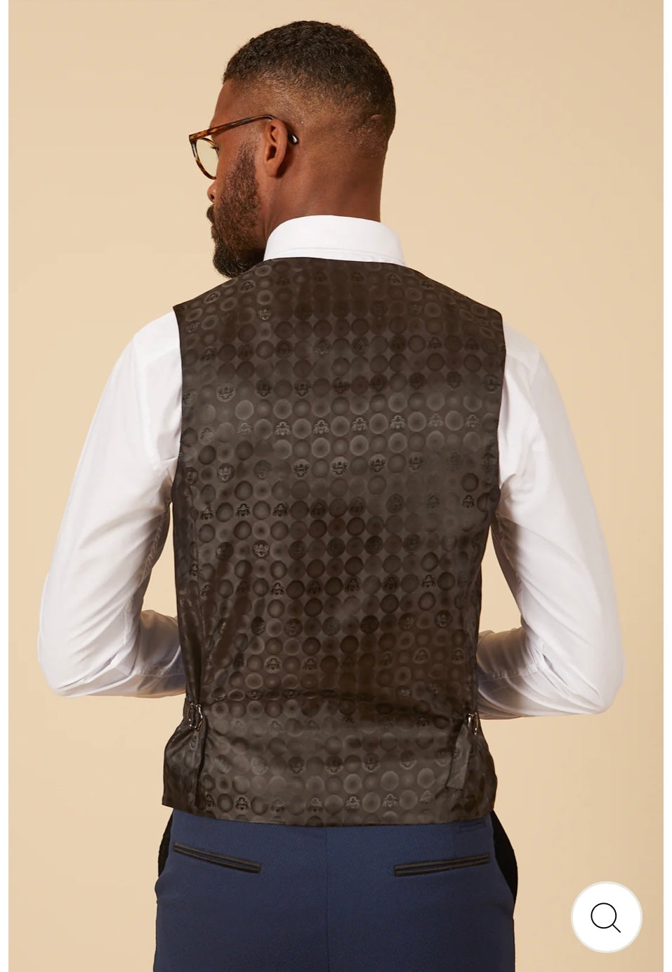 Marc Darcy Dalton Waistcoat In Royal