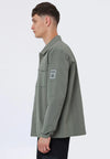 Religion Terrace Over Shirt in Olive