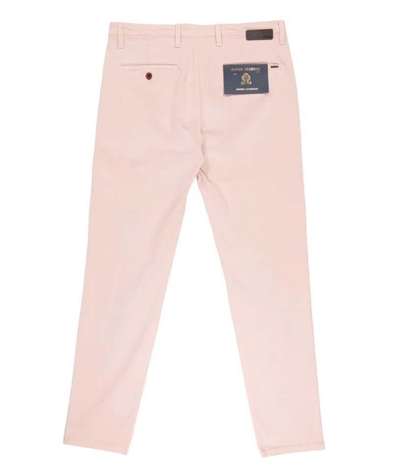 Guide London Chino Trouser In Dusty Pink
