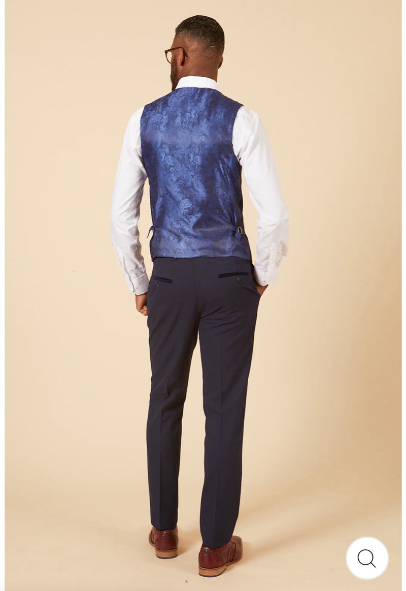 Marc Darcy Bromley Waistcoat In Navy