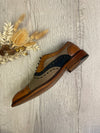 Justin Rees Smith Brogue In Brown