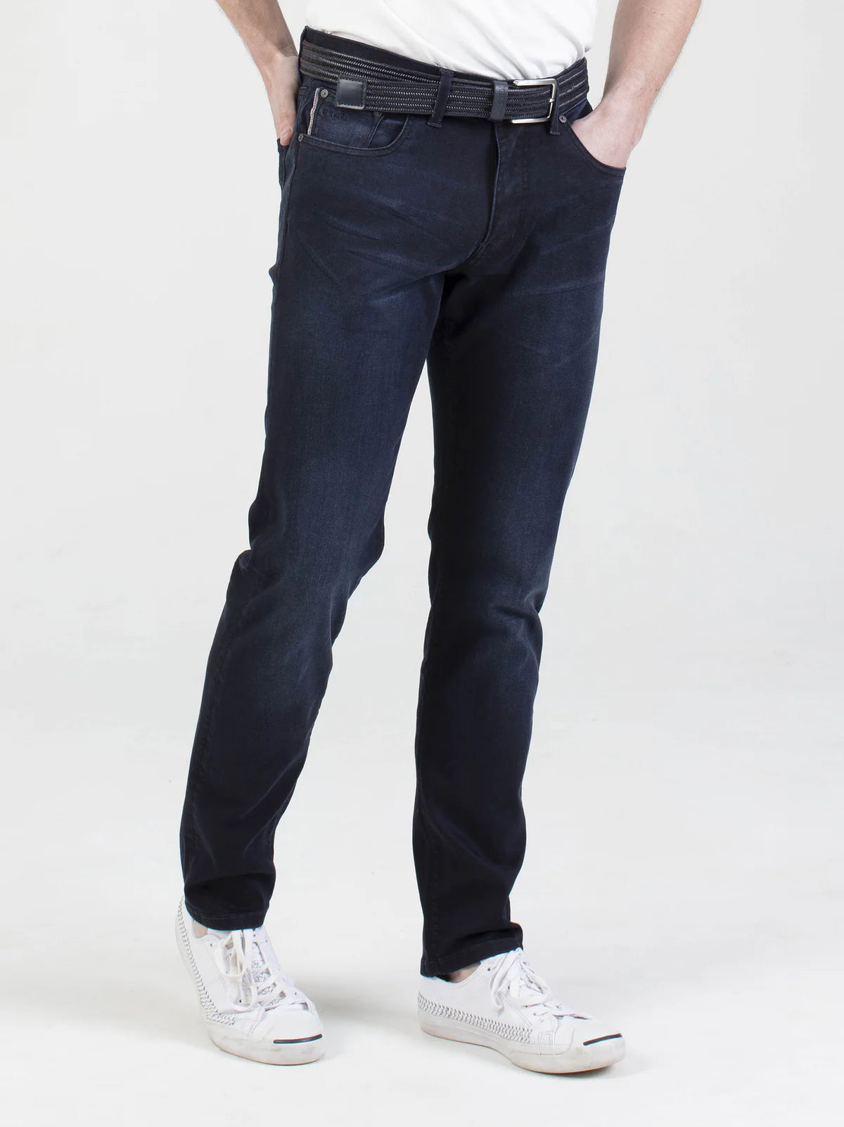 Mish Mash Flex Tapered Jeans In Twilight