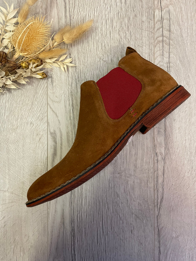 Lacuzzo Suede Boot in Tan