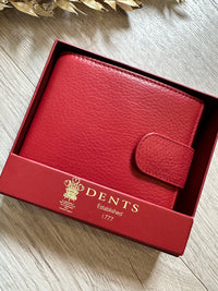 Dents Leather Wallet In Berry