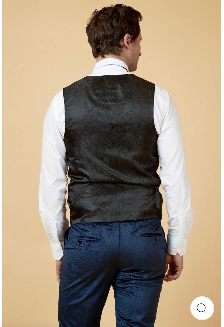 Marc Darcy Simon Waistcoat In Navy