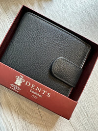 Dents Leather Wallet In Black