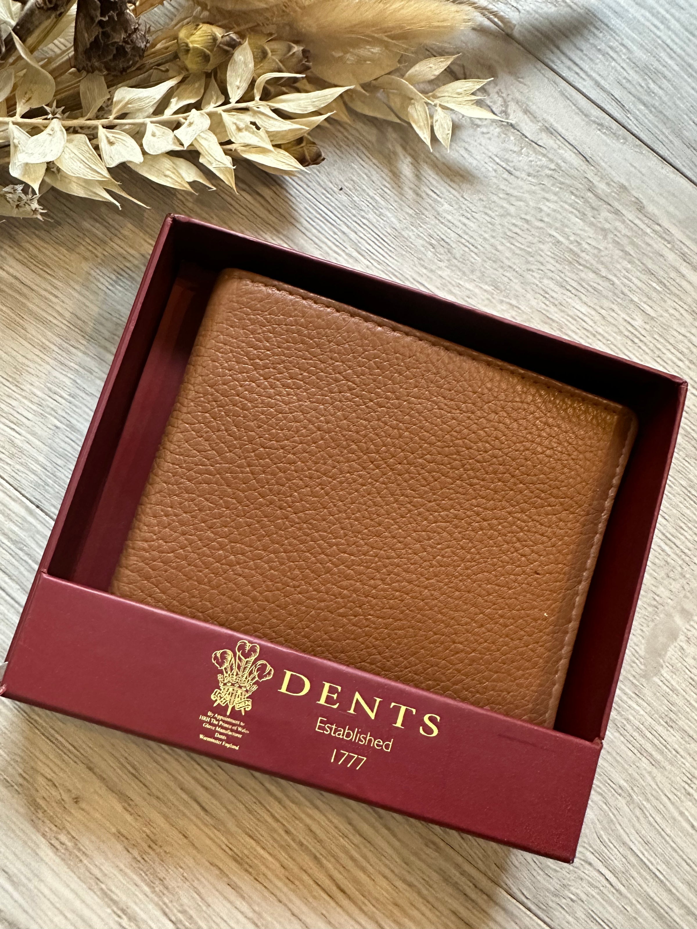 Dents Leather Wallet In Cognac