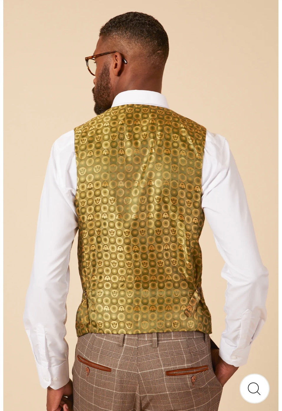 Marc Darcy Ray Waistcoat In Tan