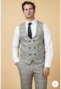 Marc Darcy Ross Waistcoat In Grey