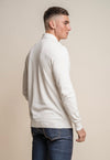 Cavani Diablo Long Sleeve Polo Shirt In White