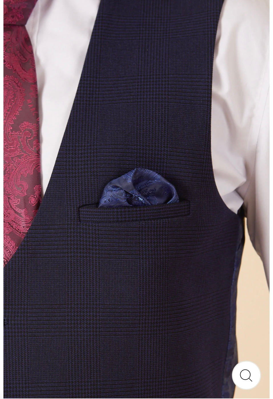 Marc Darcy Bromley Waistcoat In Navy