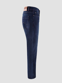 Mish Mash Tapered Jeans In Thunderbolt