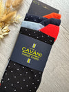 Cavani Socks In Black/Blue/Navy Mix