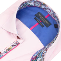Guide London Short Sleeve Shirt In Pink