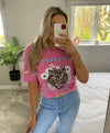 Leah Graphic T-Shirt In Pink