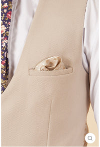 Marc Darcy HM5 Waistcoat In Stone