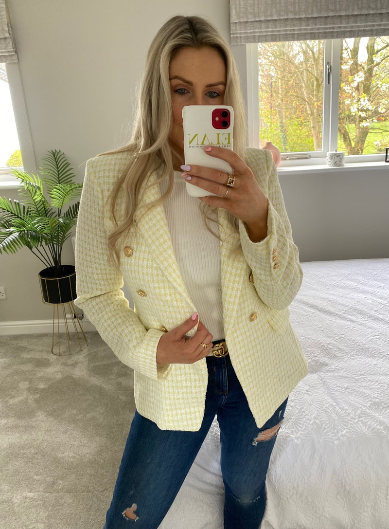 Adrianna Blazer In Lemon