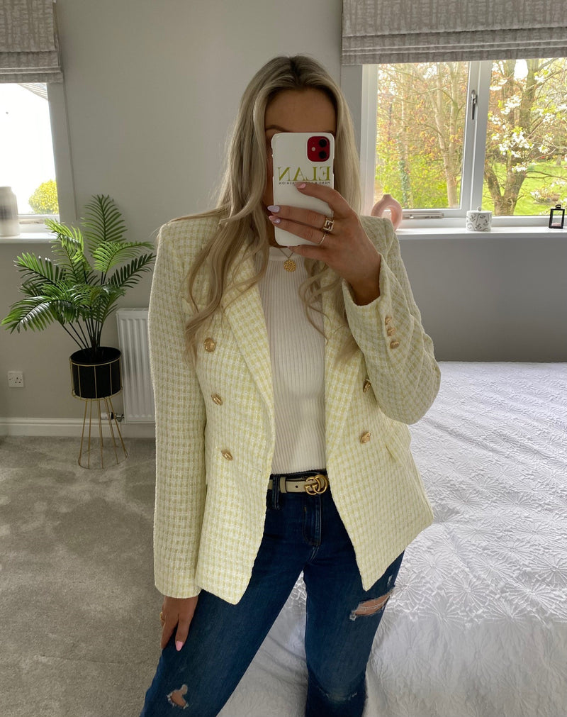 Adrianna Blazer In Lemon