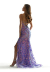 Mori Lee Sequin Sparkle Fit And Flare Prom Dress In Lilac