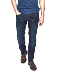 Mish Mash Flex Tapered Jeans In Dark