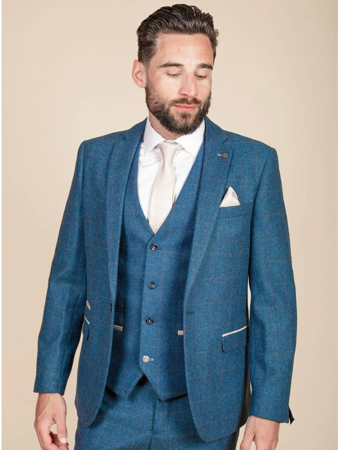 Marc Darcy Dion Blazer in Blue